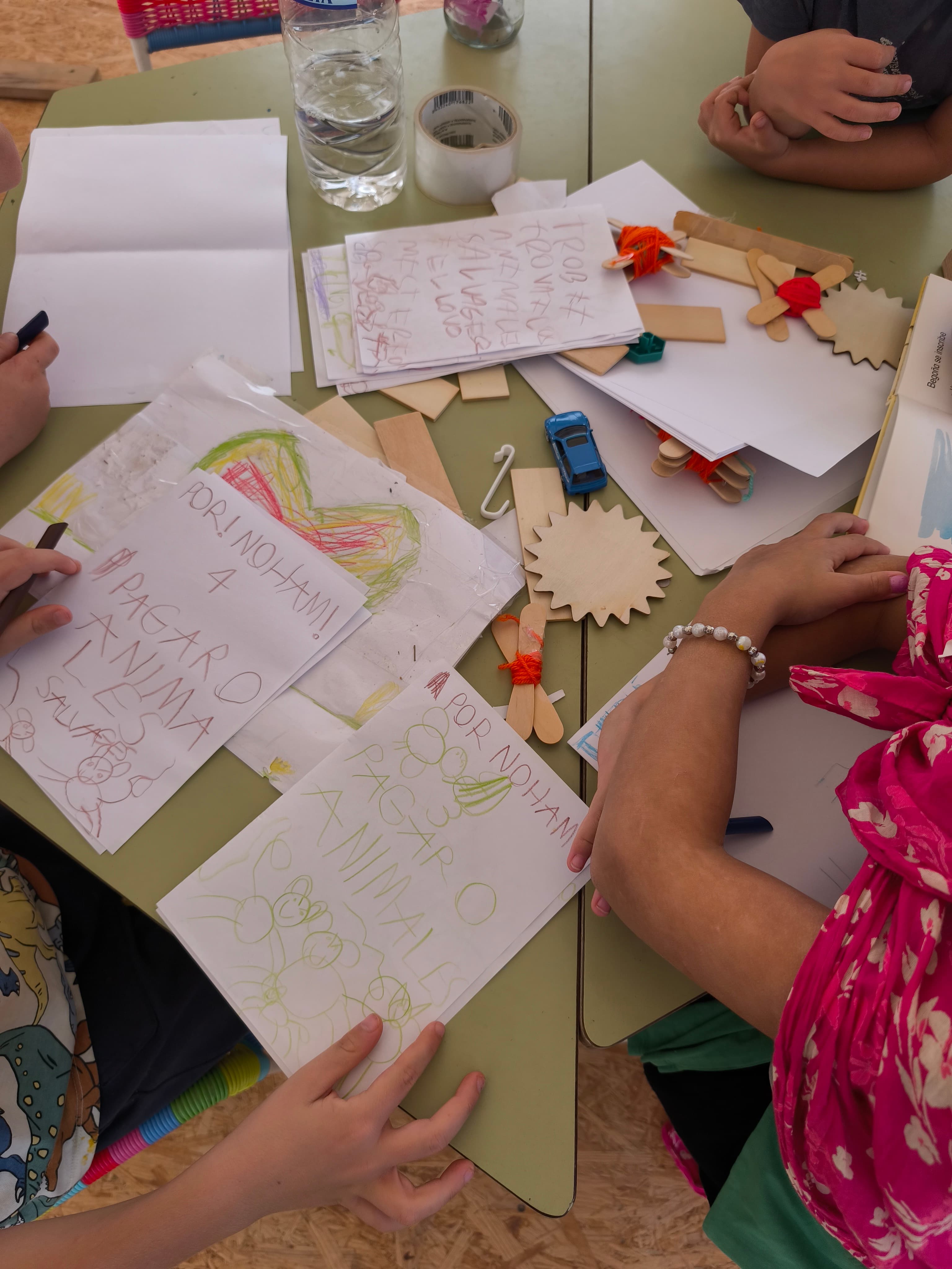 Hands-on activity during immersion week